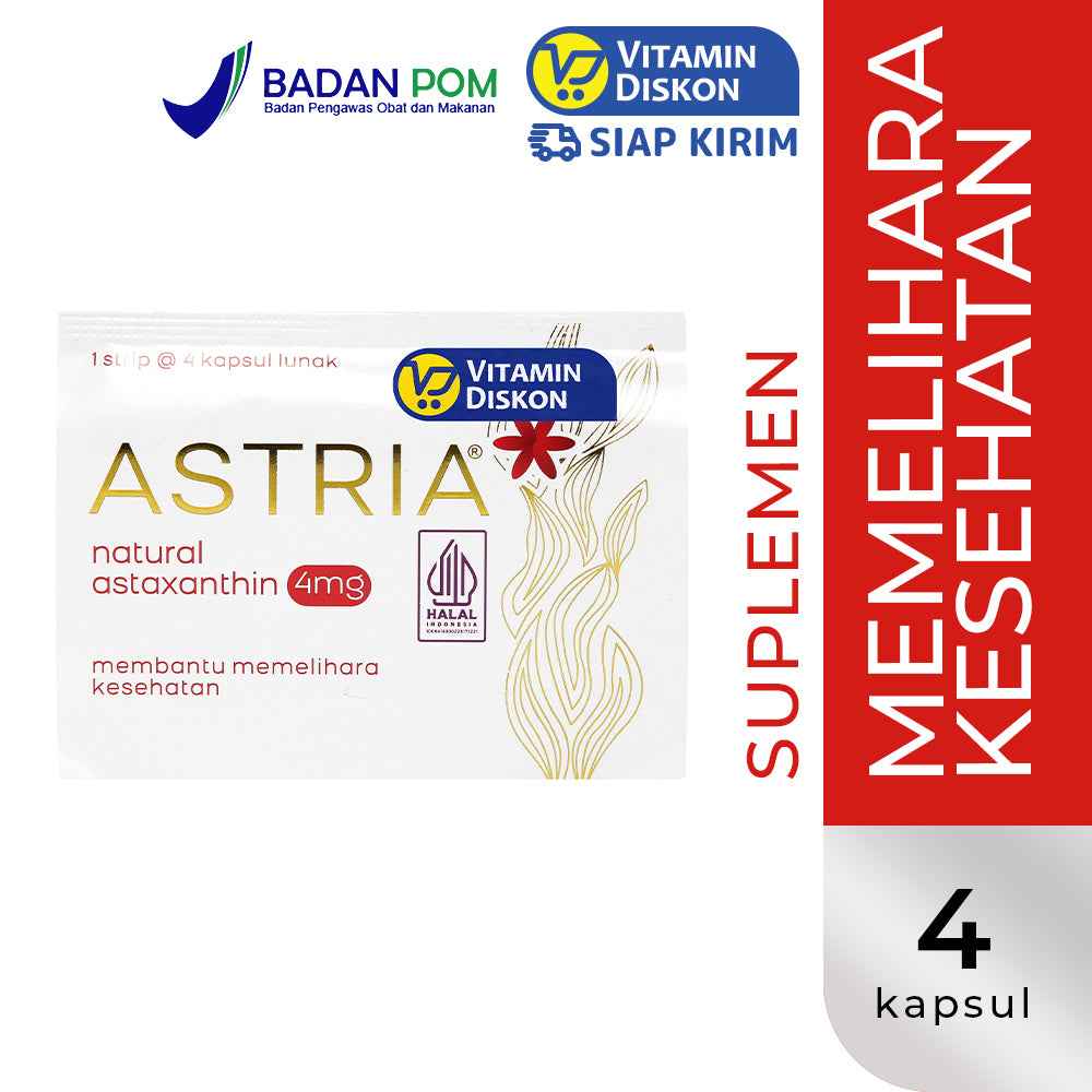 ASTRIA NATURAL ASTAXANTHIN 4 MG 4 KAPSUL