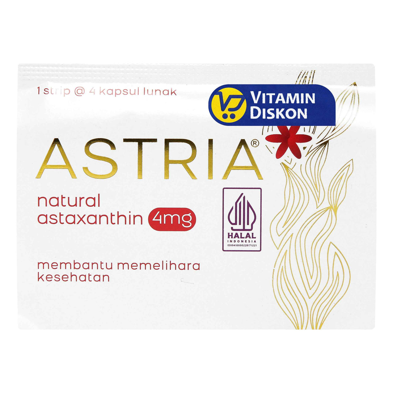 ASTRIA NATURAL ASTAXANTHIN 4 MG 4 KAPSUL