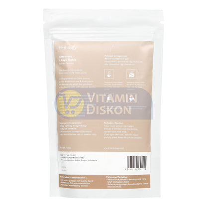 HERBILOGY CINNAMON (KAYU MANIS) EXTRACT POWDER 100GR BPOM MERINGANKAN GEJALA KENCING MANIS