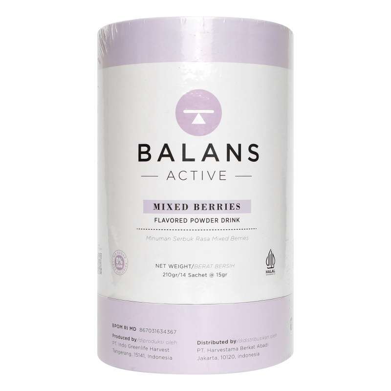 BALANS ACTIVE MIXED BERRIES FIBER AND PROBIOTICS DRINK 210GR