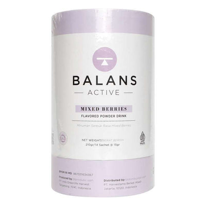 BALANS ACTIVE MIXED BERRIES FIBER AND PROBIOTICS DRINK 210GR