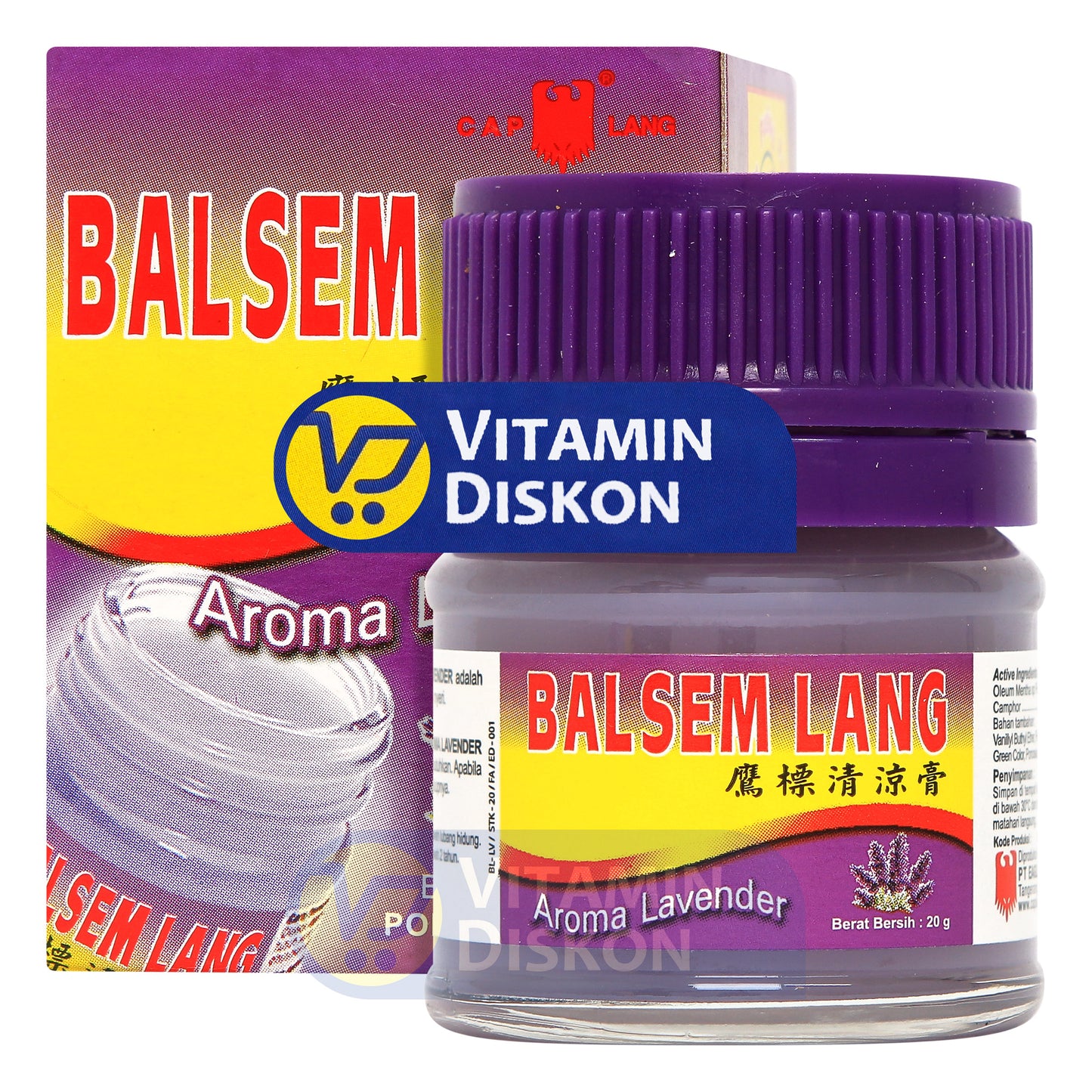 BALSEM LANG LAVENDER 20 GR