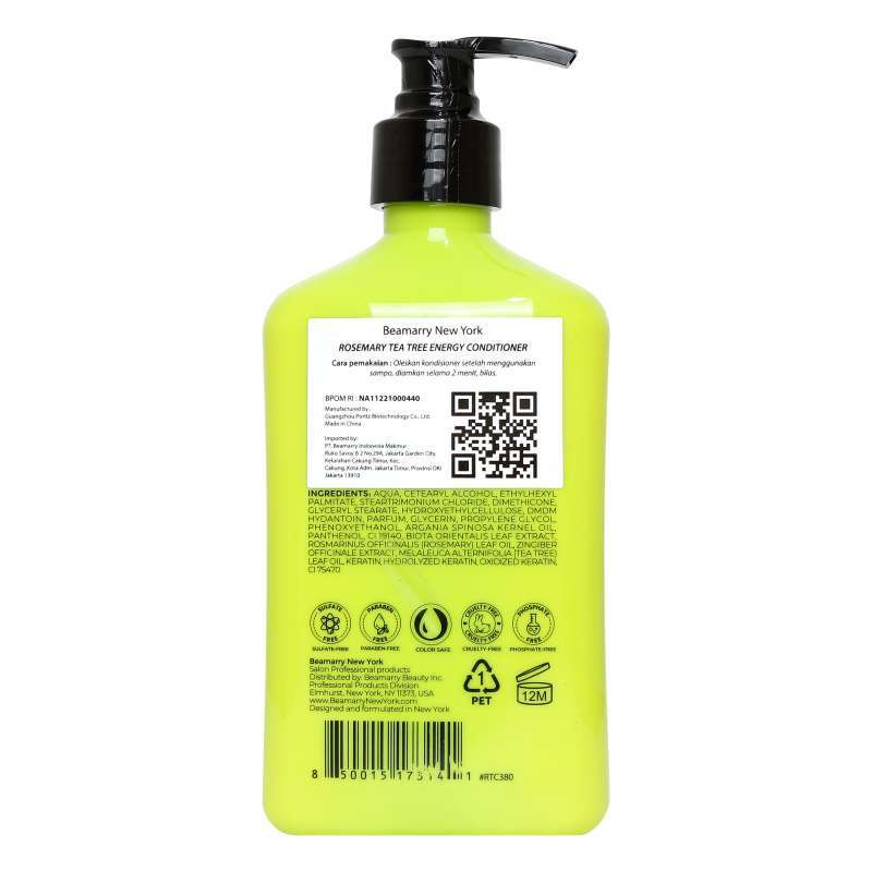BEAMARRY CONDITIONER ROSEMARY KERATIN TEA TREE 380ML