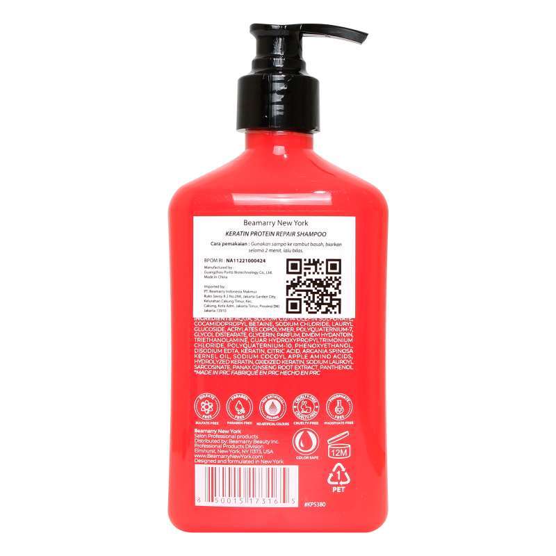 BEAMARRY SHAMPOO KERATIN PROTEIN REPAIR 380ML