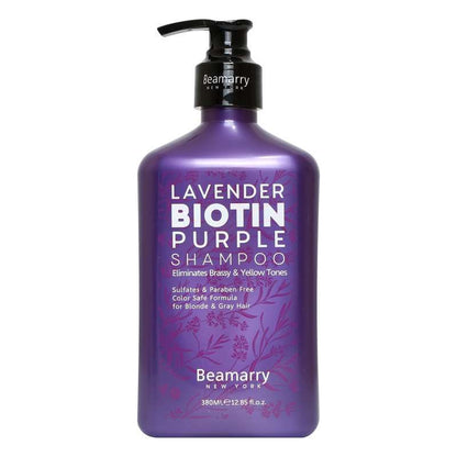 BEAMARRY SHAMPOO LAVENDER BIOTIN PURPLE 380ML
