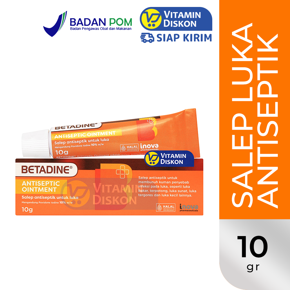 BETADINE ANTISEPTIC OINTMENT 10 GR