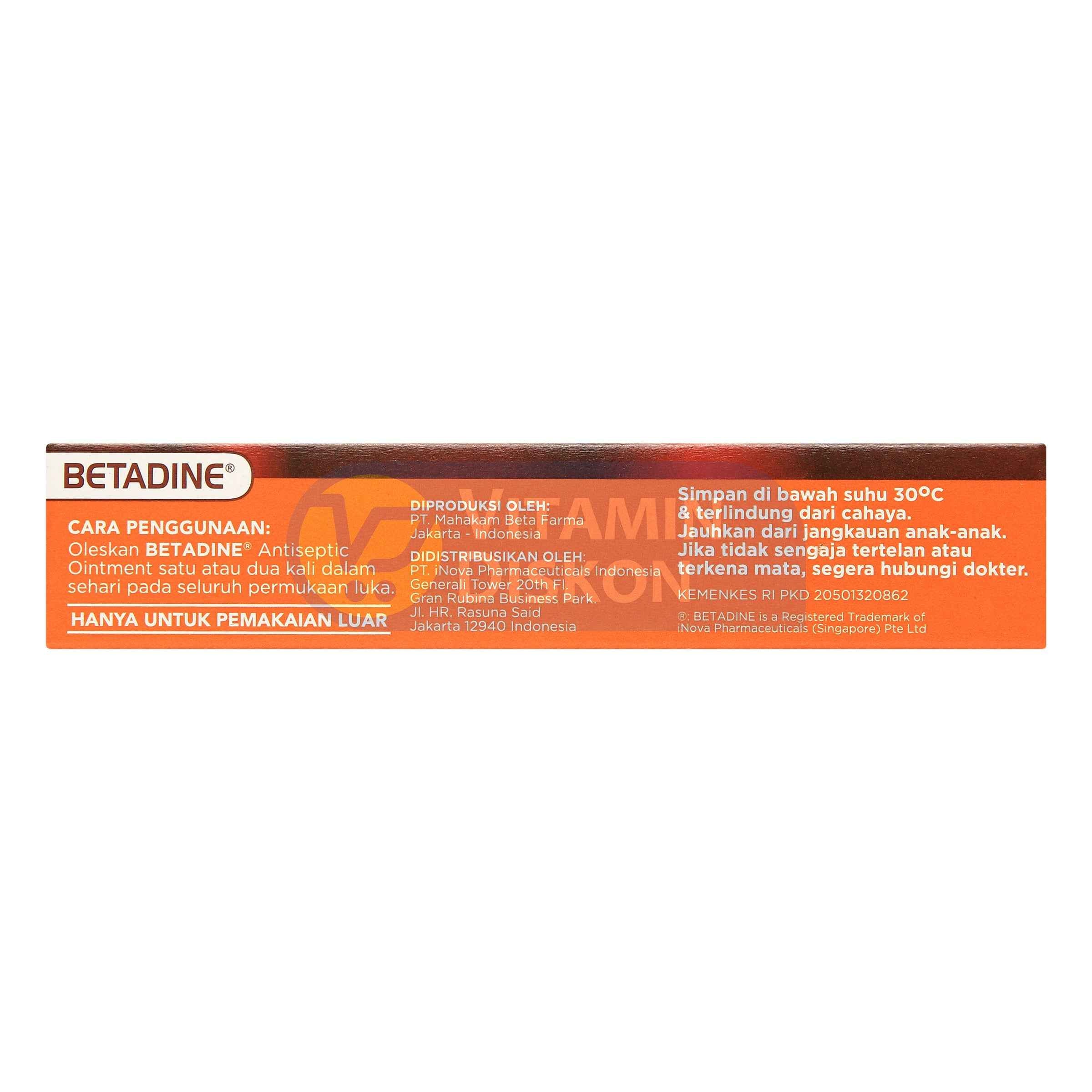 BETADINE ANTISEPTIC OINTMENT 10 GR
