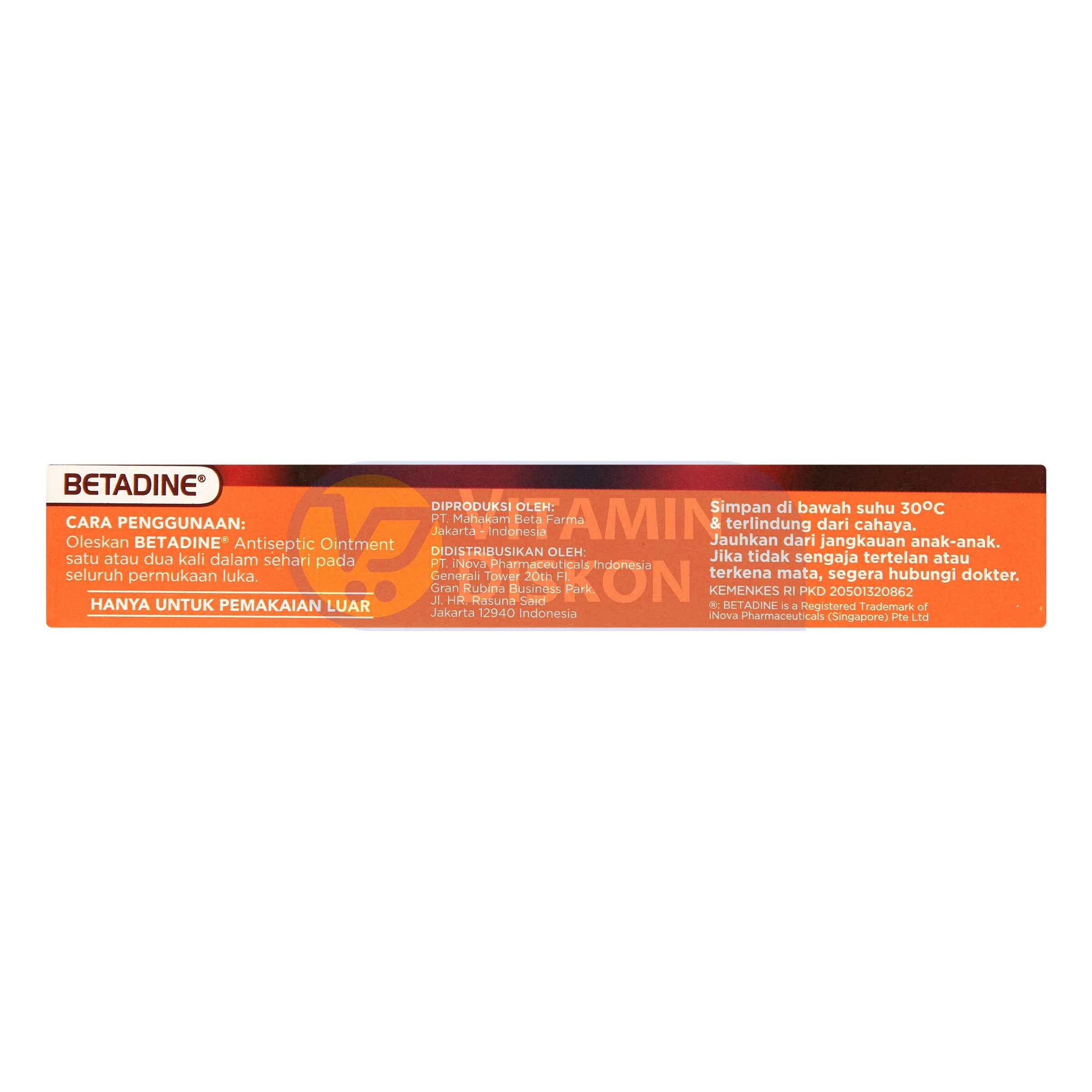 BETADINE ANTISEPTIC OINTMENT 20 GR