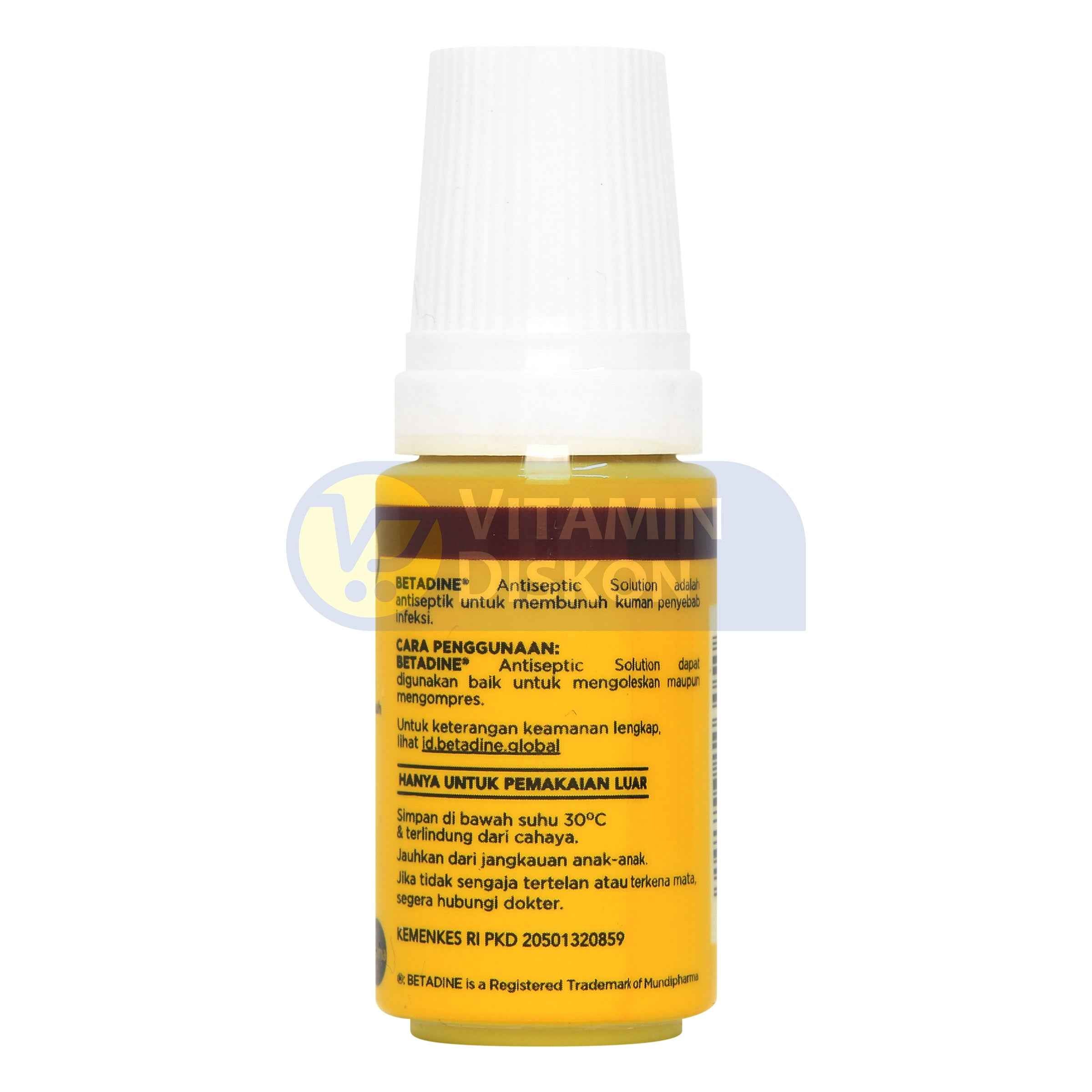 BETADINE ANTISEPTIC SOLUTION ANTISEPTIK UNTUK MEMBUNUH KUMAN PENYEBAB INFEKSI 5 ML