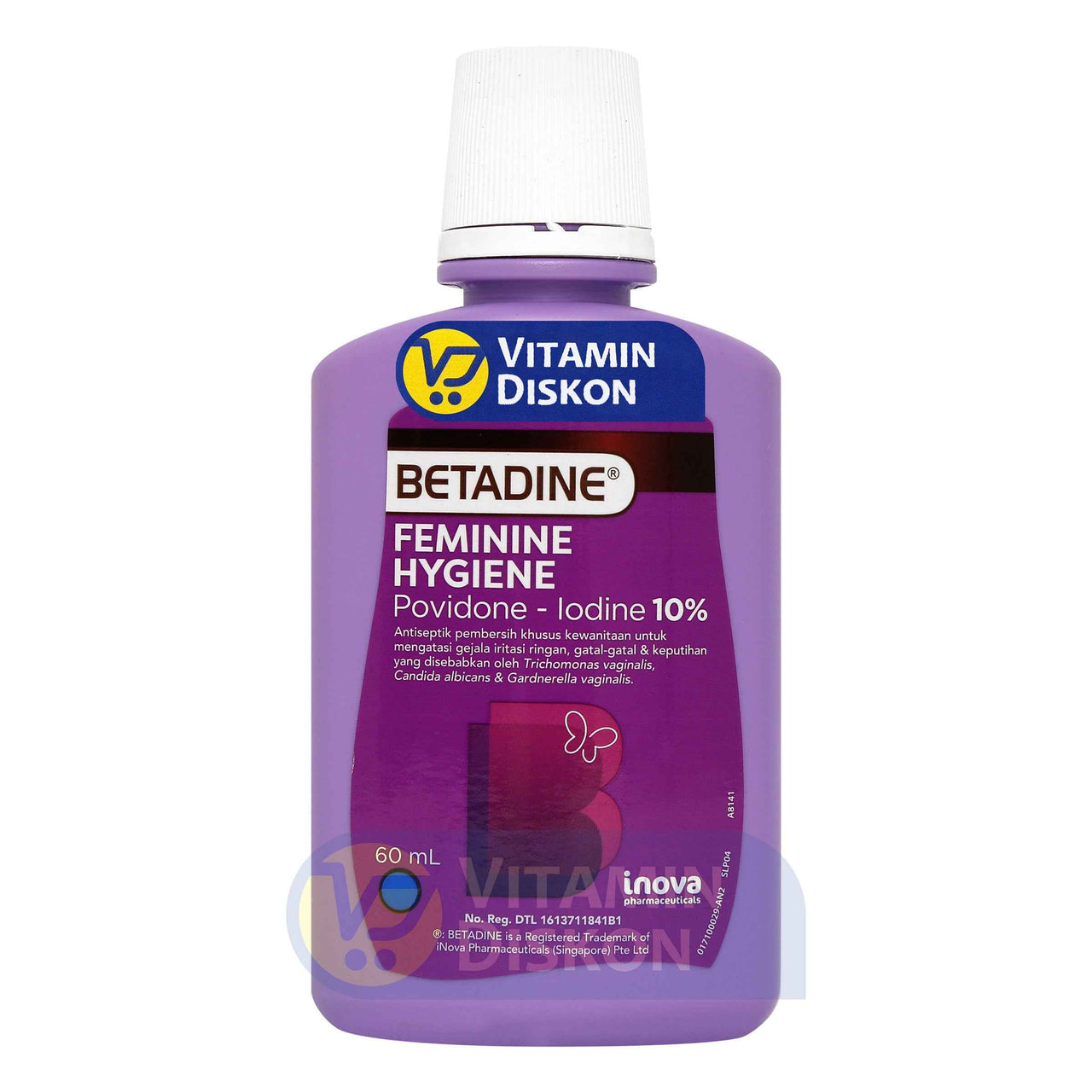 BETADINE FEMININE HYGIENE PEMBERSIH KHUSUS KEWANITAAN 60 ML