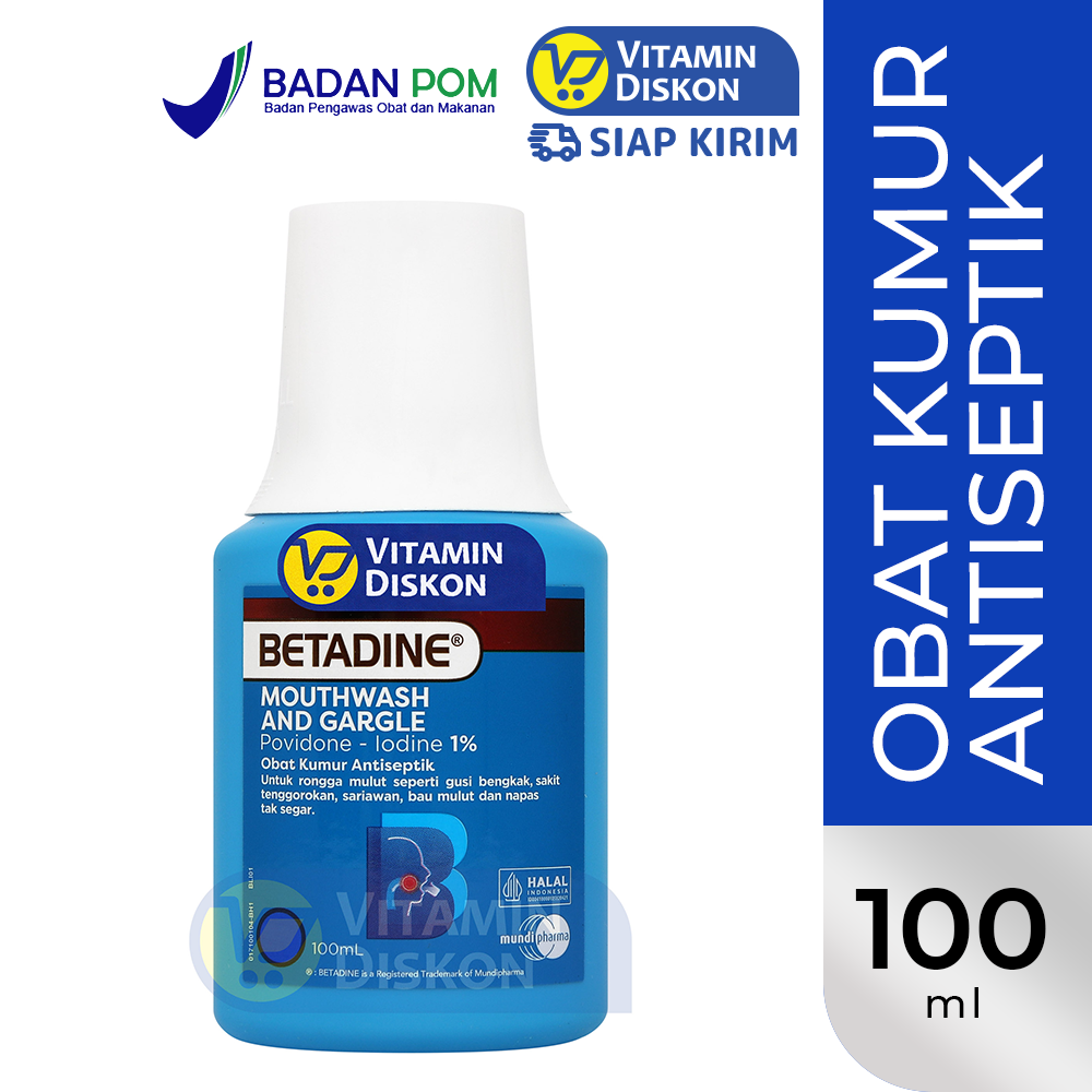 BETADINE MOUTHWASH AND GARGLE 100 ML