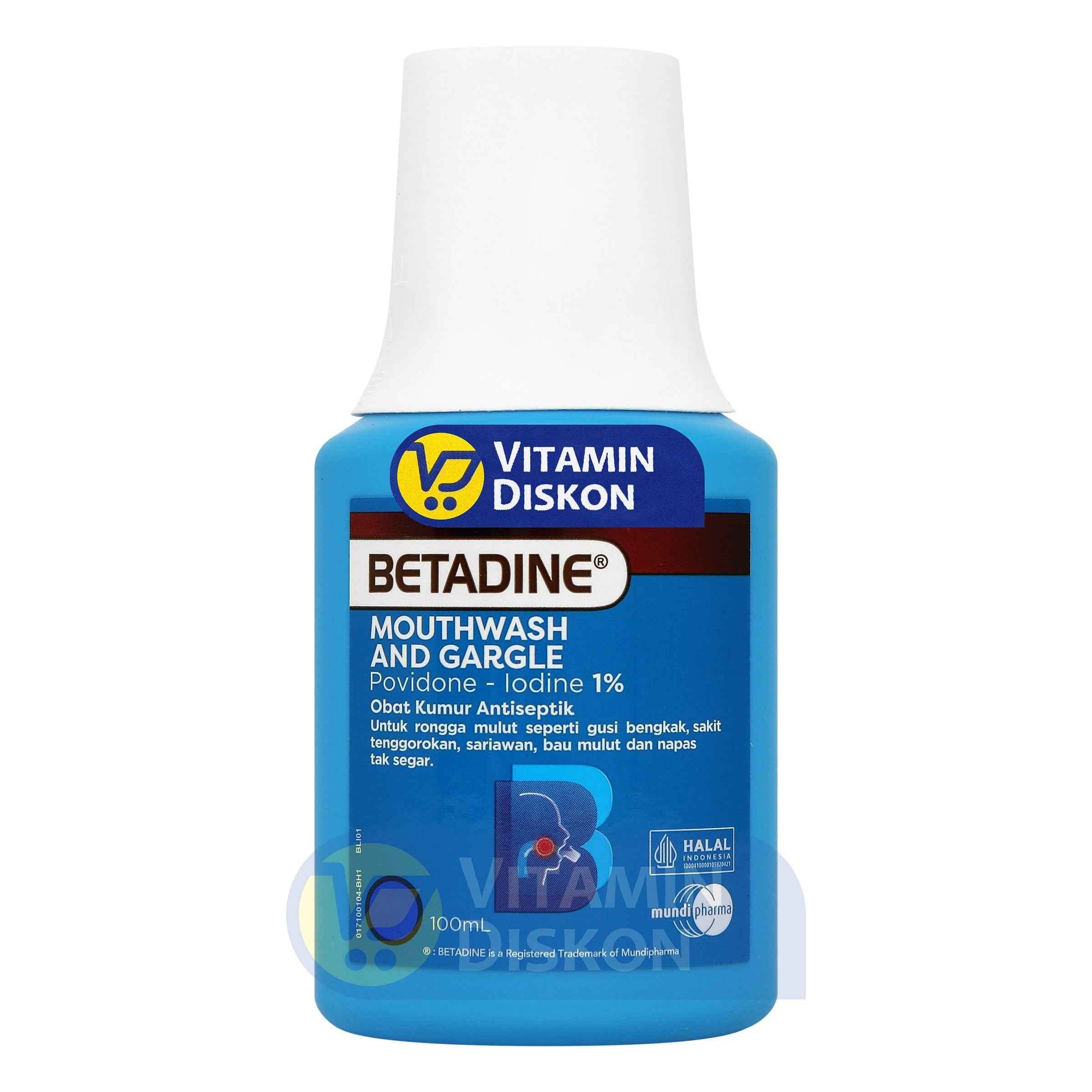 BETADINE MOUTHWASH AND GARGLE 100 ML