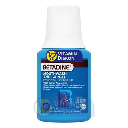 BETADINE MOUTHWASH AND GARGLE 100 ML