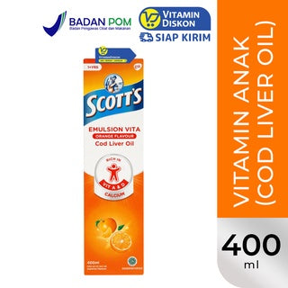 SCOTTS EMULSION VITA ORANGE 400 ML