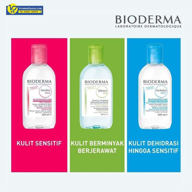 Bioderma Hydrabio H2O Moisturising Make Up Removing Micelle Solution [250 mL]