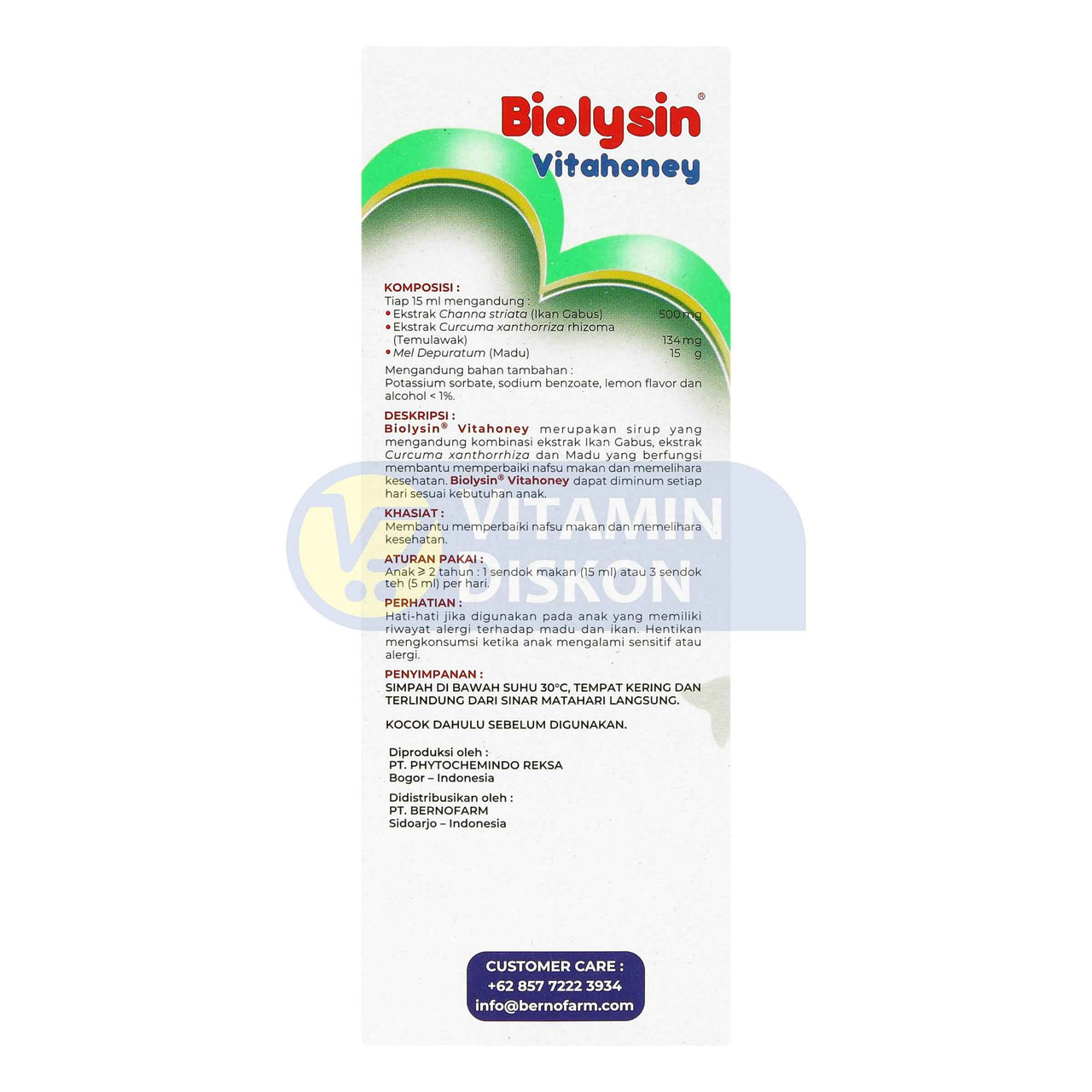 BIOLYSIN VITAHONEY 150 ML