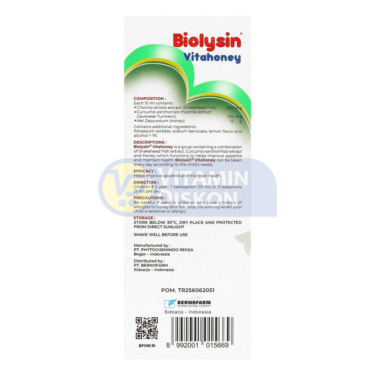 BIOLYSIN VITAHONEY 150 ML