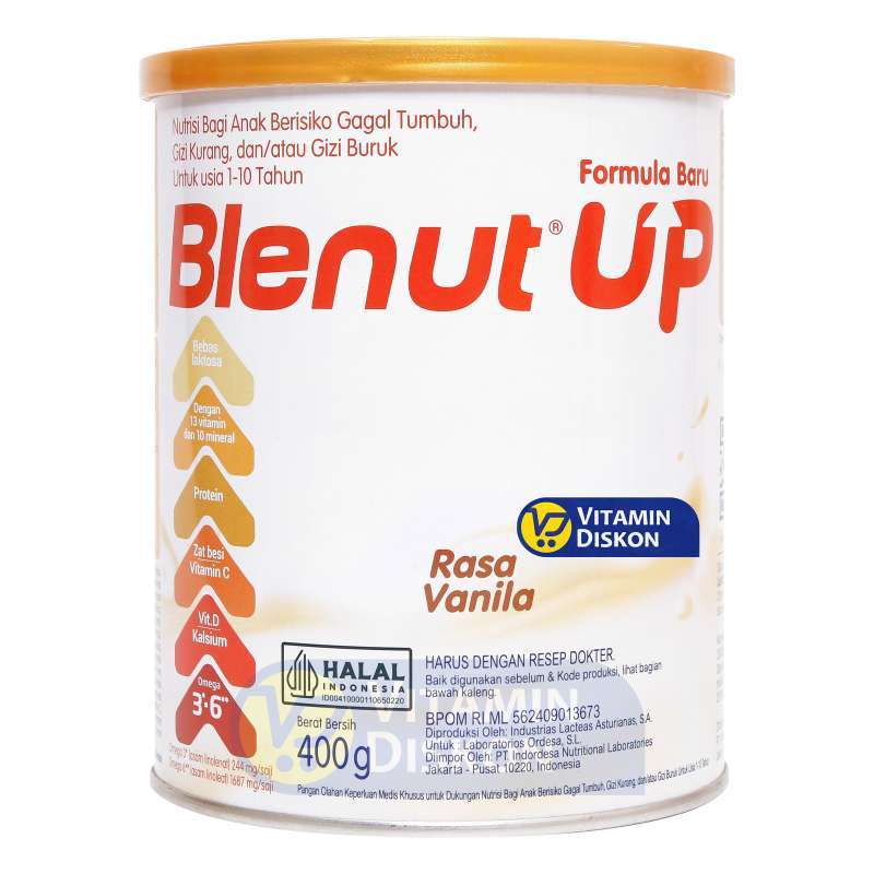 BLENUT UP RASA VANILLA - ISI 800GR