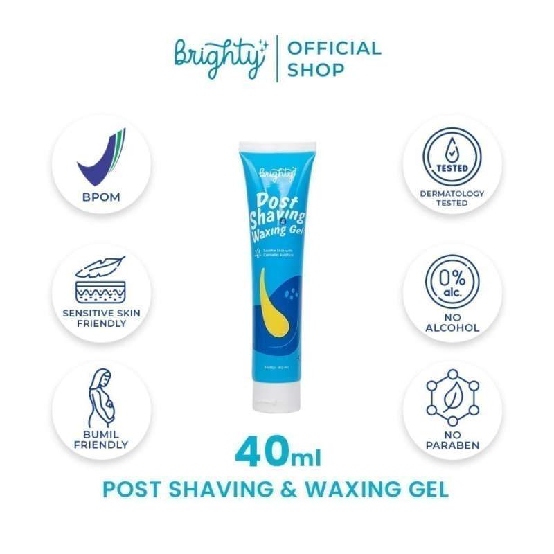 BRIGHTY POST SHAVING AND WAXING GEL 40 ML