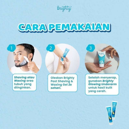 BRIGHTY POST SHAVING AND WAXING GEL 40 ML