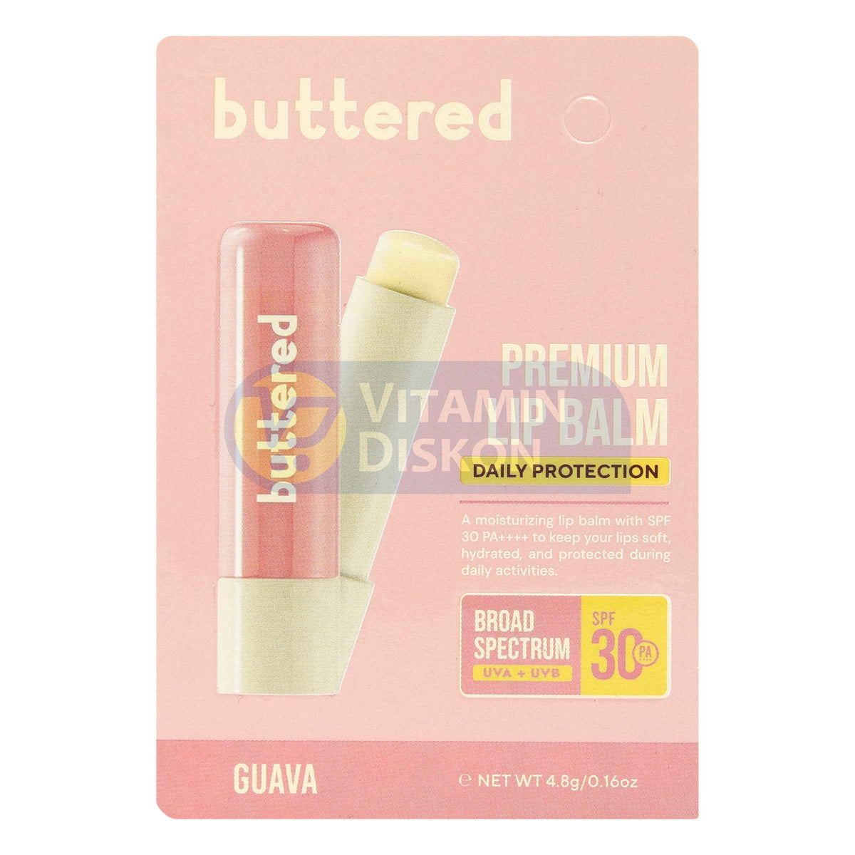 BUTTERED PREMIUM LIPBALM SPF30 PA++++ GUAVA