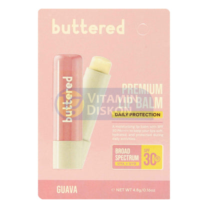 BUTTERED PREMIUM LIPBALM SPF30 PA++++ GUAVA
