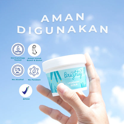 BRIGHTY UNDERARM SCRUB MICROSCRUB 80GR