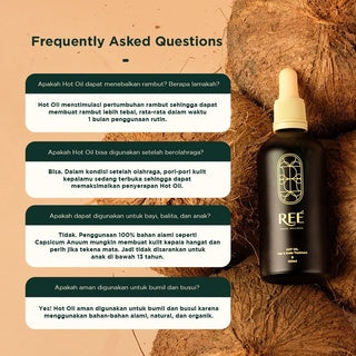 REE DERMA HOT OIL HAIR & SCALP TREATMENT 30ML