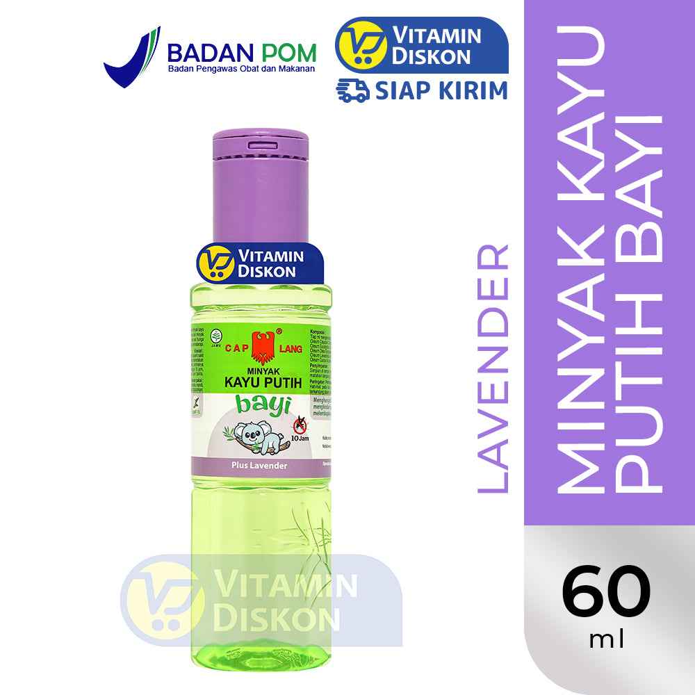 CAP LANG MINYAK KAYU PUTIH BABY LAVENDER 60 ML