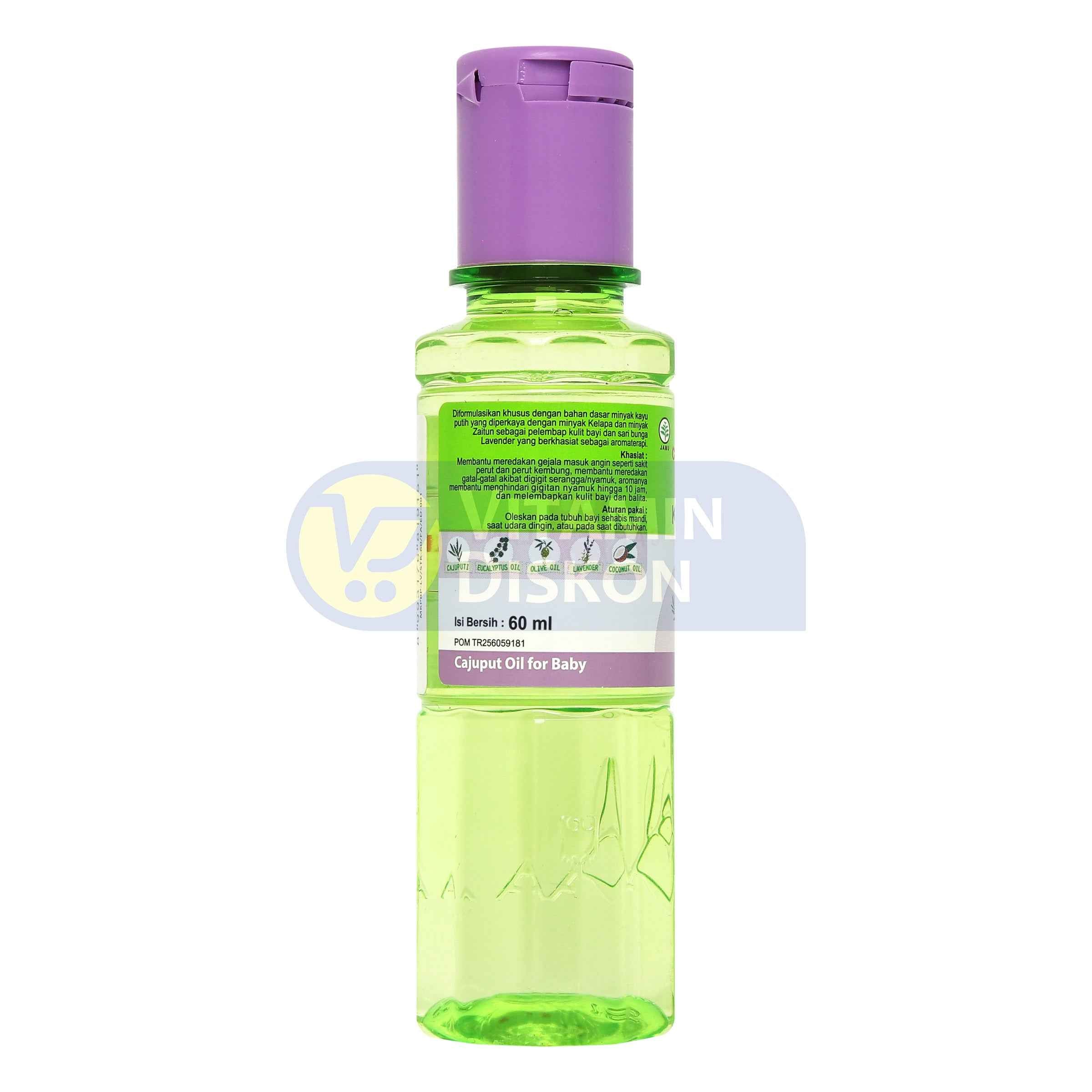 CAP LANG MINYAK KAYU PUTIH BABY LAVENDER 60 ML