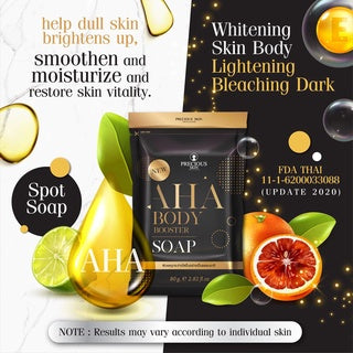 PRECIOUS SKIN AHA BODY BOOSTER WHITENING 5X SOAP 80G