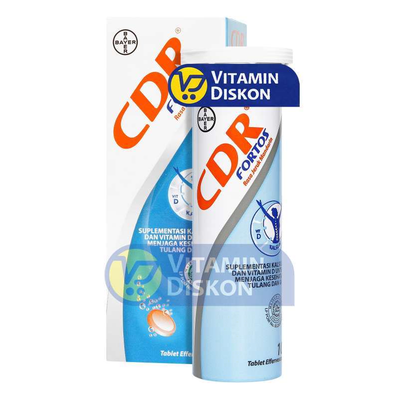 CDR FORTOS RASA JERUK MANDARIN 10 TABLET