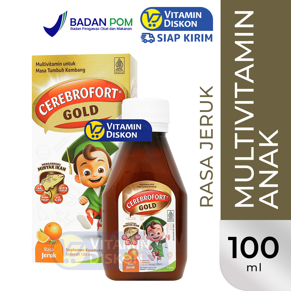 CEREBROFORT GOLD RASA JERUK 100ML