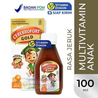CEREBROFORT GOLD RASA JERUK 100ML