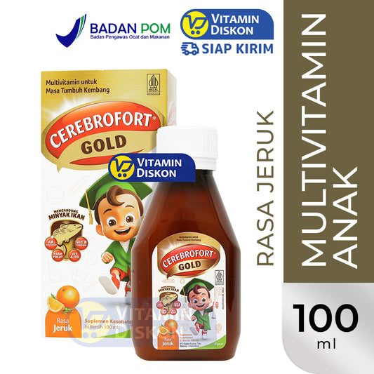 CEREBROFORT GOLD RASA JERUK 100ML