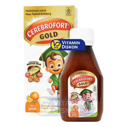CEREBROFORT GOLD RASA JERUK 100ML
