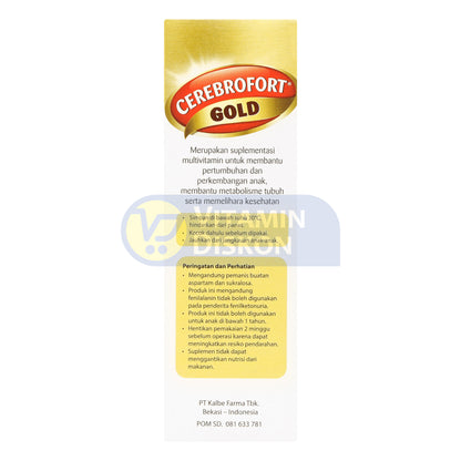 CEREBROFORT GOLD RASA JERUK 100ML