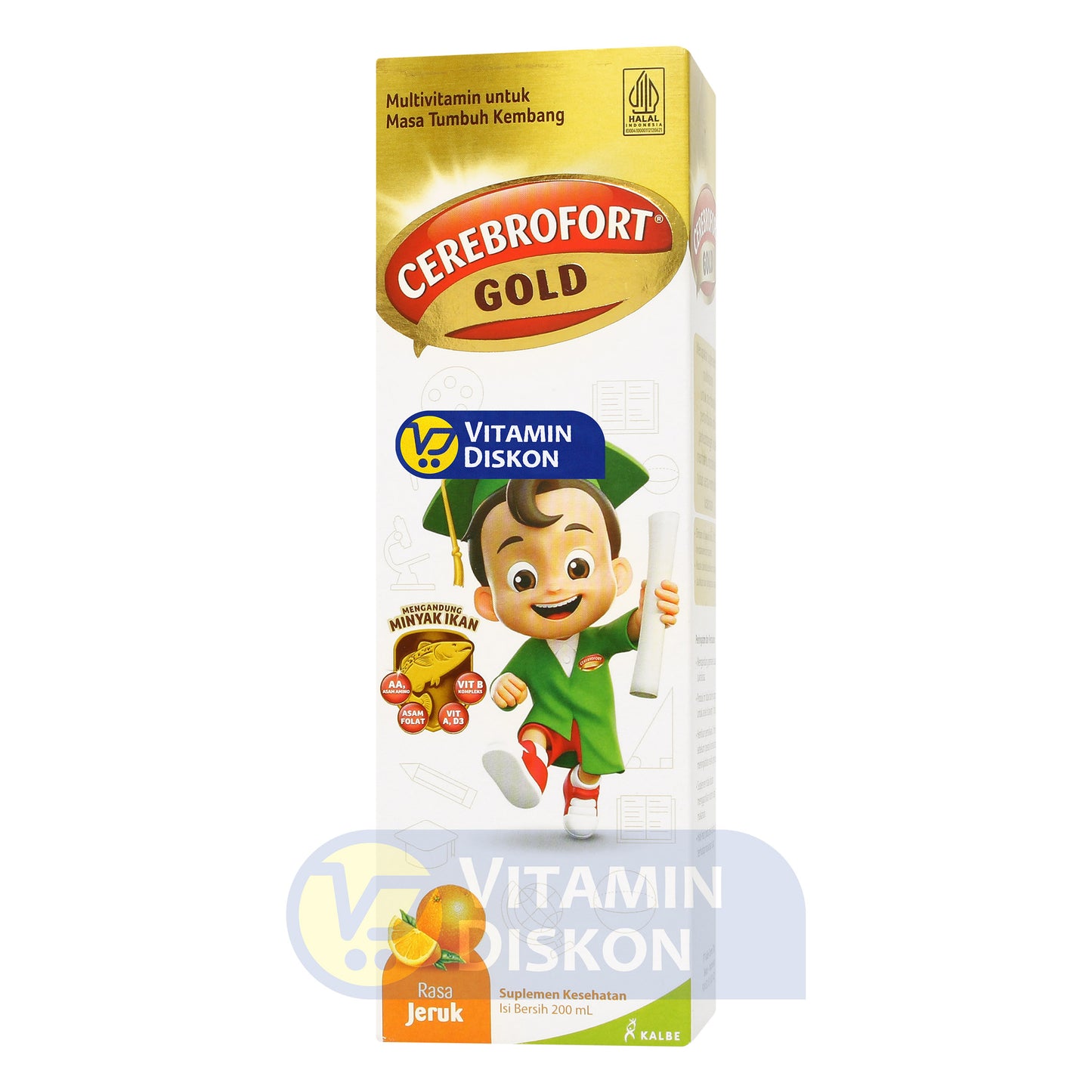 CEREBROFORT GOLD RASA JERUK 200ML