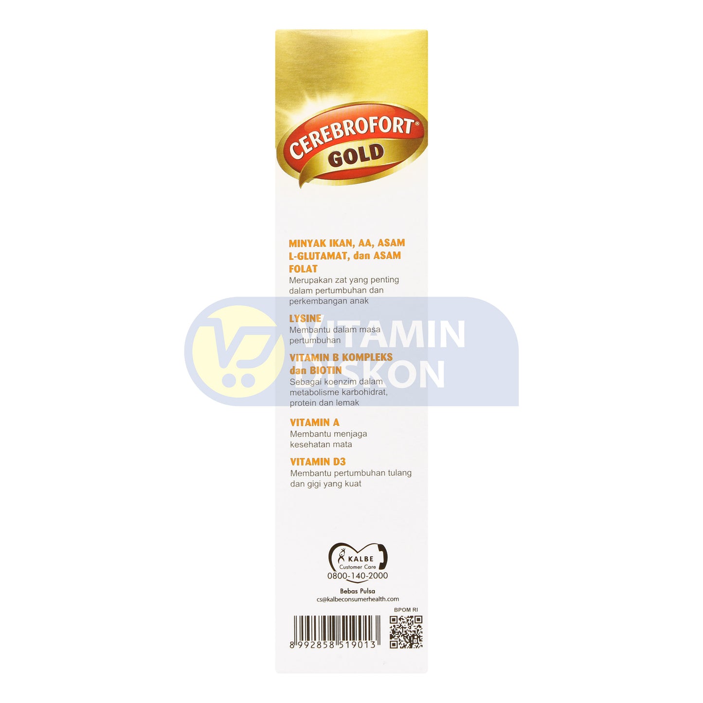 CEREBROFORT GOLD RASA JERUK 200ML
