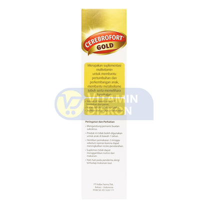 CEREBROFORT GOLD RASA JERUK 200ML