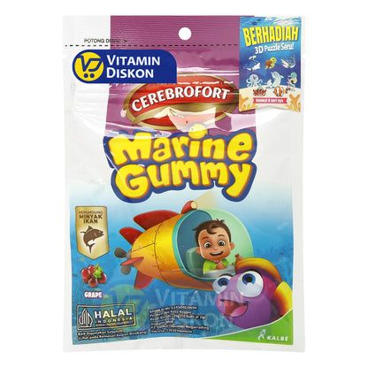 CEREBROFORT MARINE GUMMY RASA ANGGUR 20GR