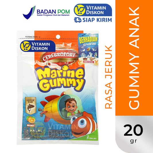 CEREBROFORT MARINE GUMMY RASA JERUK 20GR