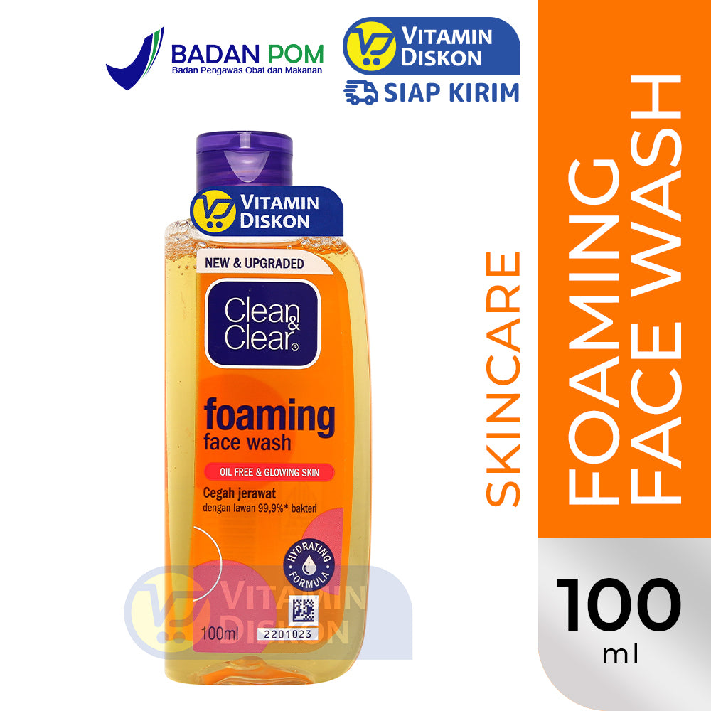 CLEAN & CLEAR FOAMING FACE WASH 100ML