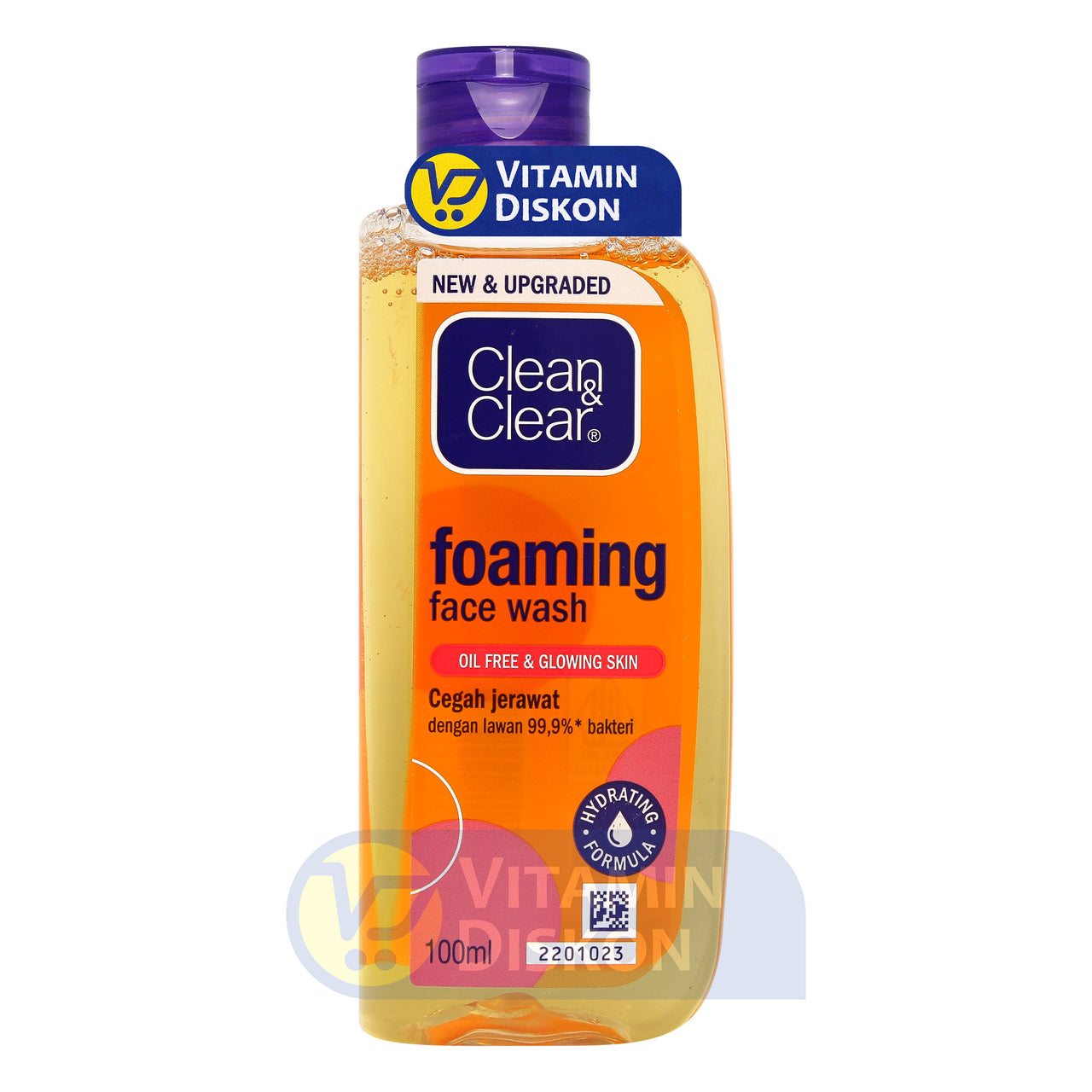 CLEAN & CLEAR FOAMING FACE WASH 100ML