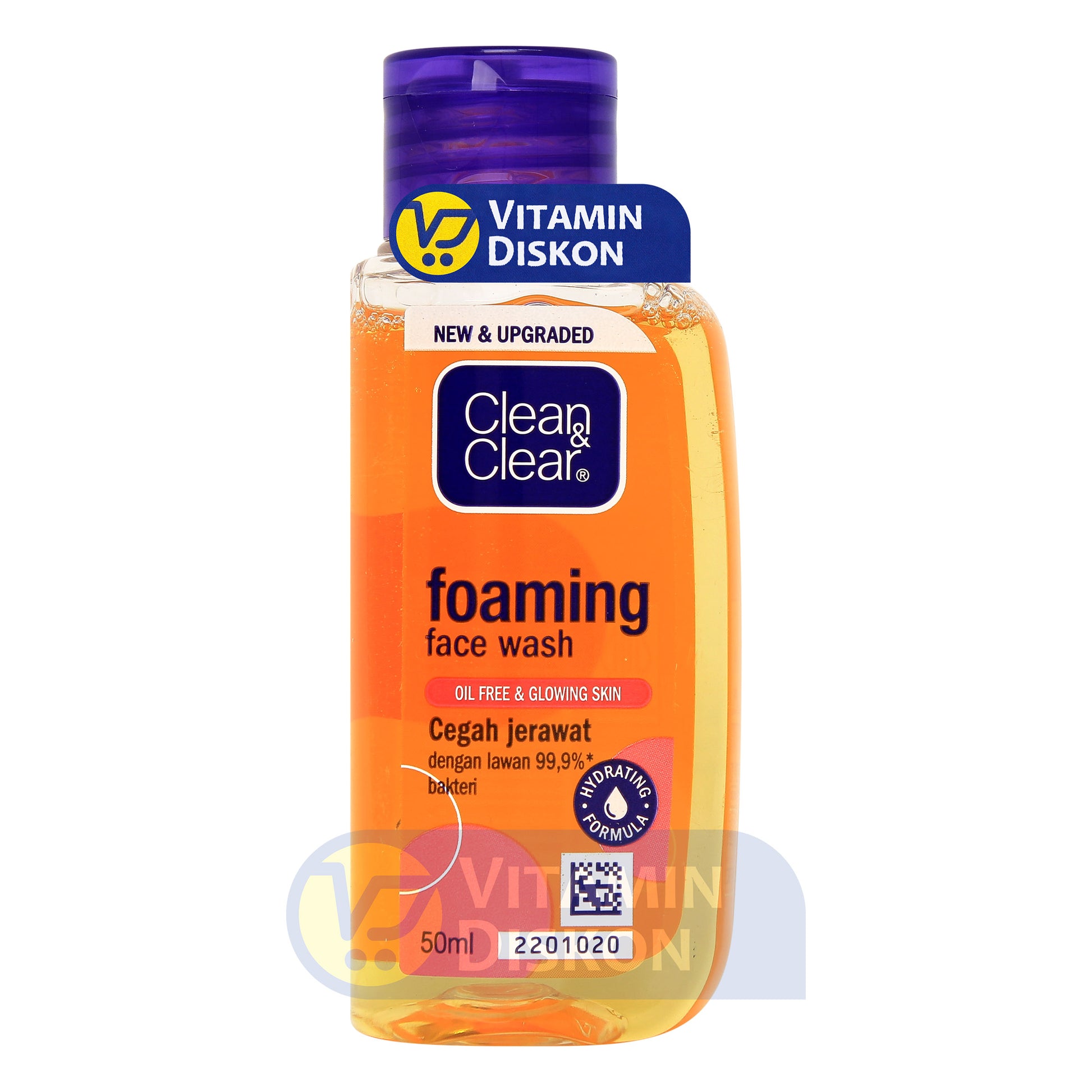 CLEAN & CLEAR FOAMING FACE WASH 50ML