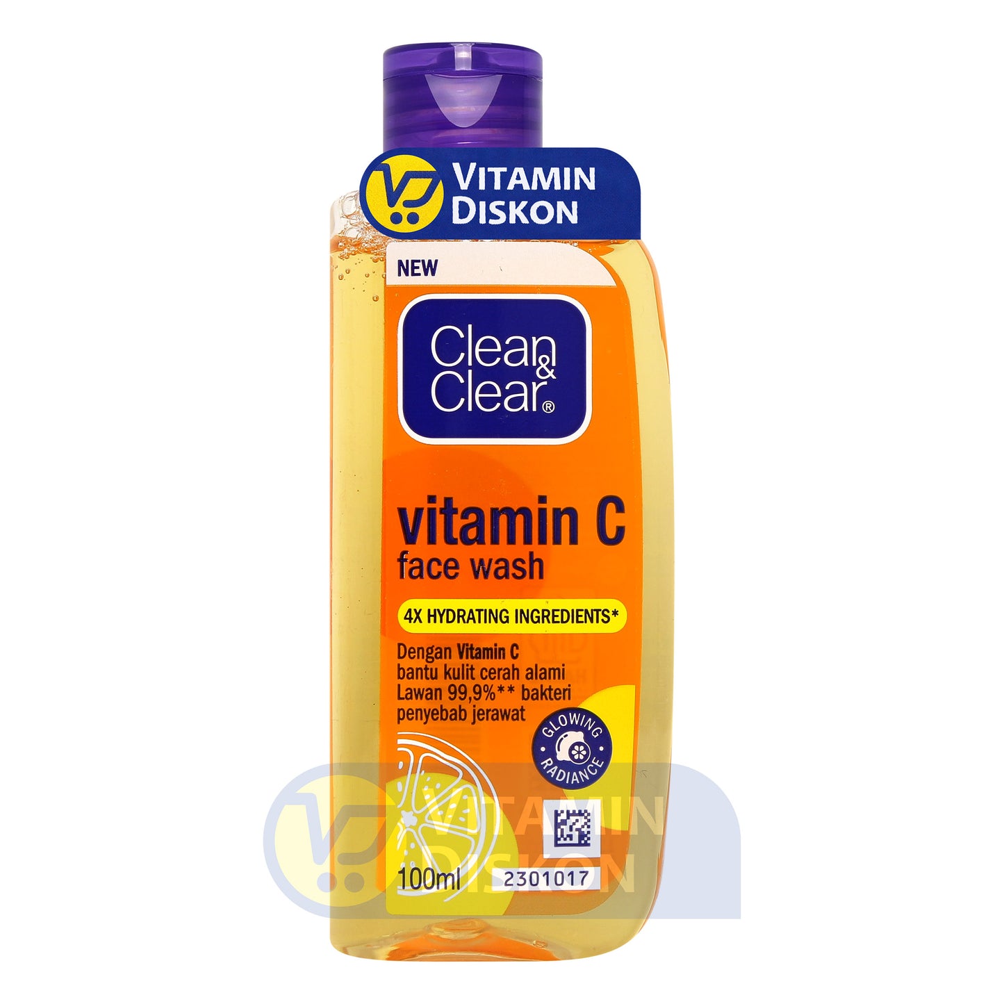 CLEAN & CLEAR VITAMIN C FACE WASH 100ML