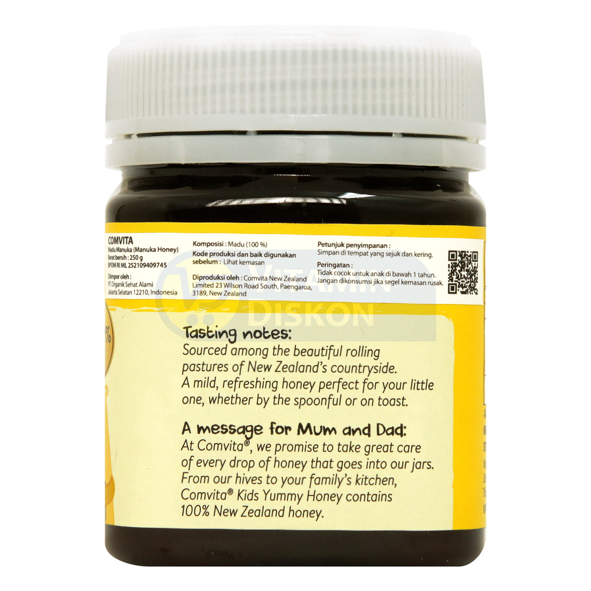 COMVITA KIDS YUMMY HONEY 250 GR