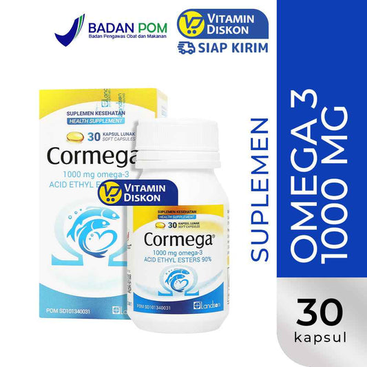 CORMEGA 1000 MG OMEGA 3 30 KAPSUL LUNAK