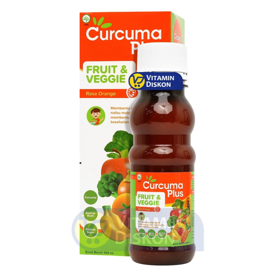 CURCUMA PLUS FRUIT AND VEGIE ORANGE - 100 ML