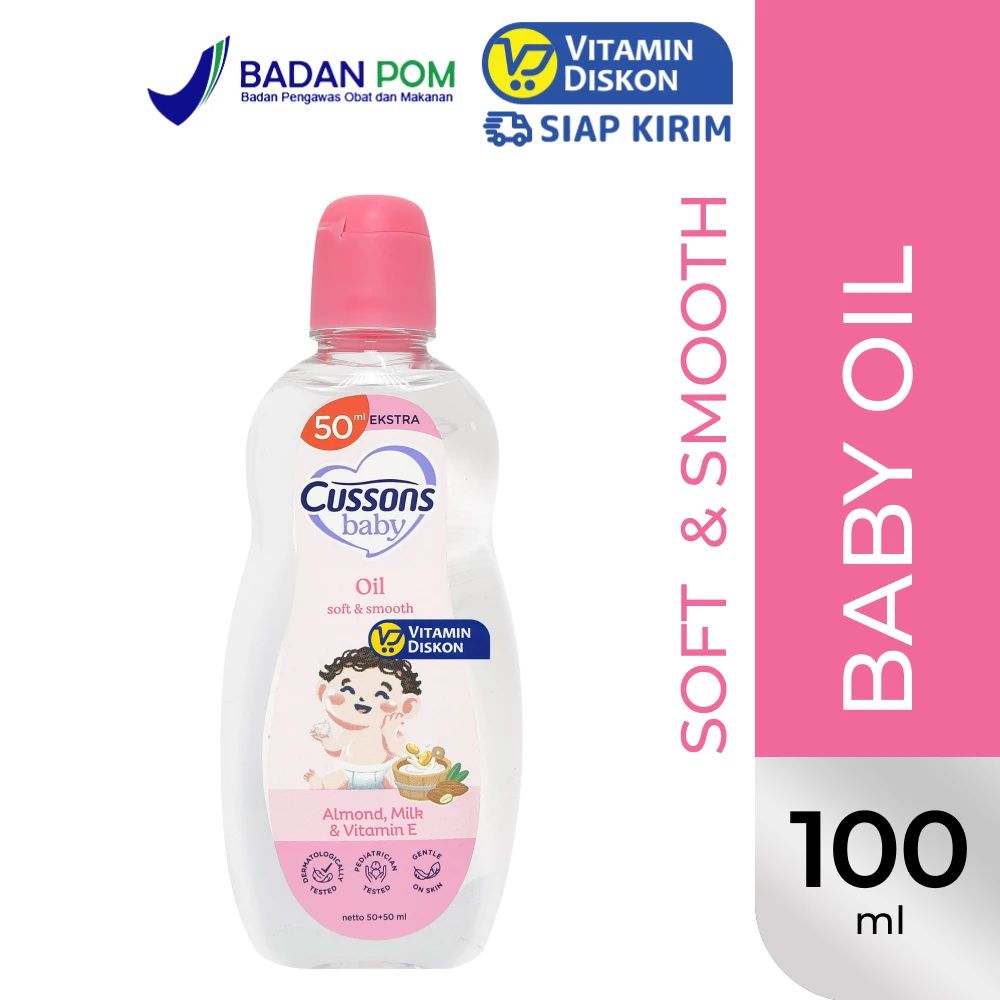 CUSSONS BABY OIL EXTRA FILL MILD & GENTLE 50ML+50ML